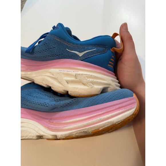 Hoka Bondi 8 9.5D blue running shoes main image 6